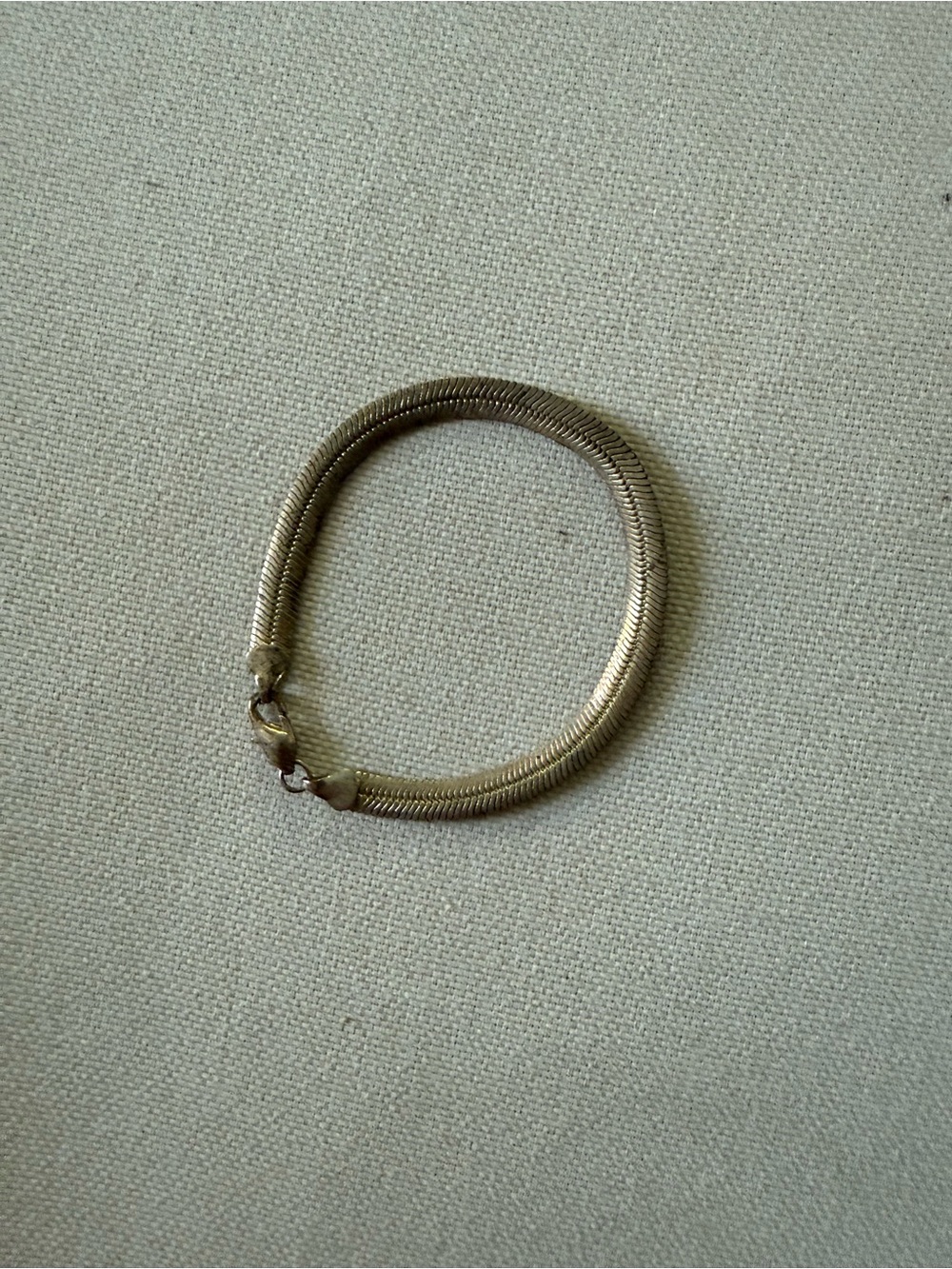 Classic silver-Tone Women’s Snake Chain Bracelet